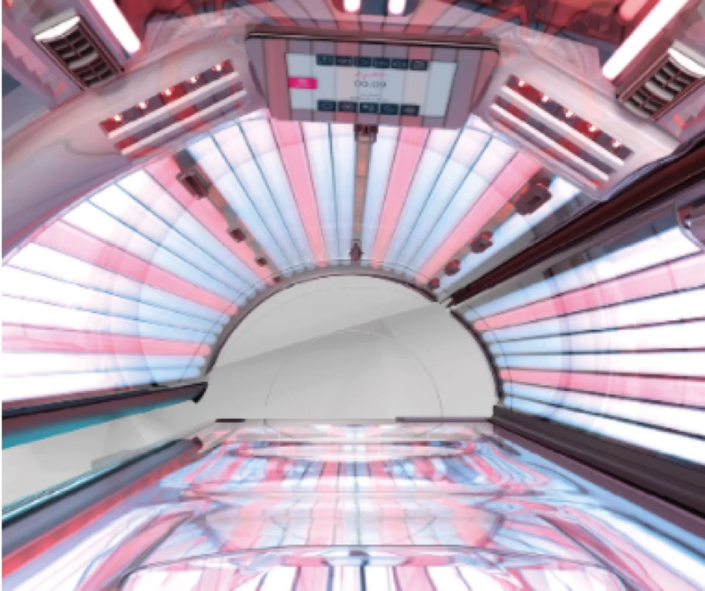 Ergoline Prestige Lightvision sunbed at Luxe Glow Studio Rotherham