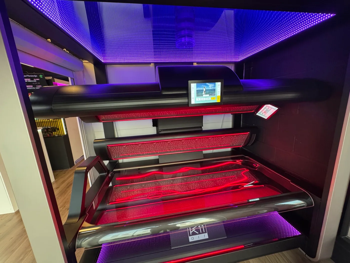 Megasun K11 Air Loft sunbed at Luxe Glow Studio